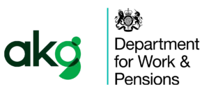 agk department for work and pensions logo